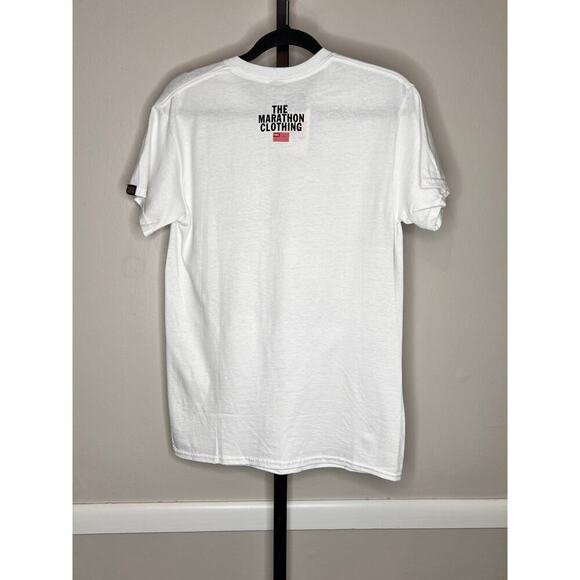 The Marathon Clothing Nipsey Hussle Graphic Tee White Crenshaw Mens Small NWT - Picture 4 of 6